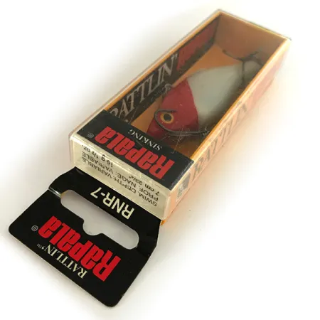 Rapala Rattl'n RAP Lipless Crankbait, Red Head, 16g, Zinkend, #SRNR07 RH