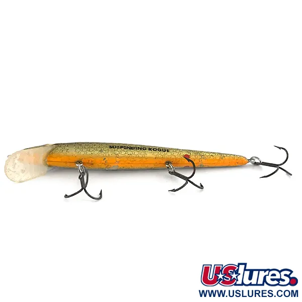 Smithwick Suspending Rattlin’ Rogue Jerkbait, Avocado Shad, 10g, #7441