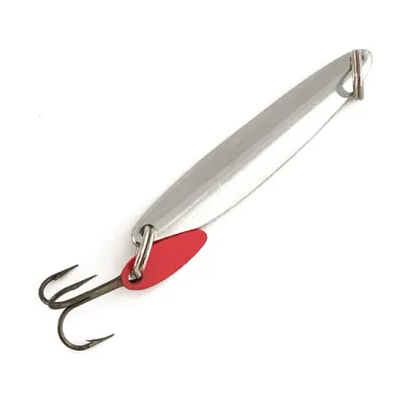 Bay de Noc Swedish pimple Lepel, Nikkel / Blauw, 5,5g, #7442