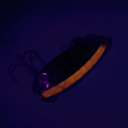 Luhr Jensen Krocodile UV Lepel, Nikkel/Oranje, 7g, UV-strip, #7447