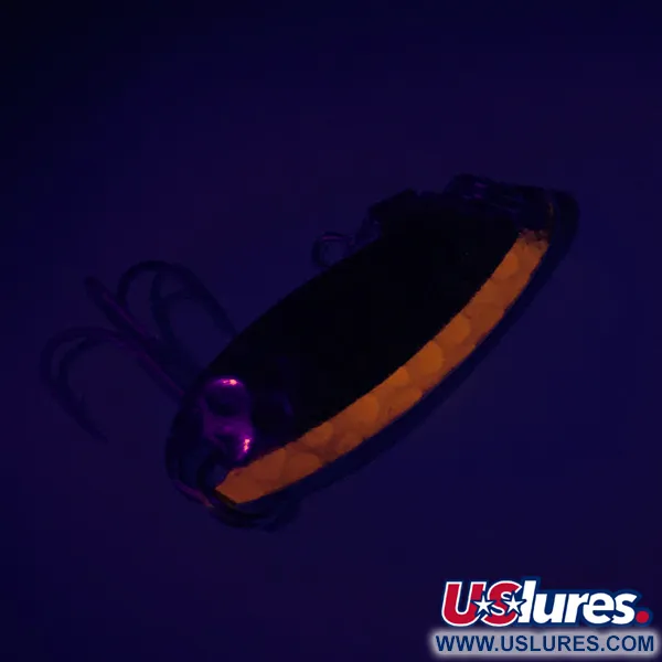 Luhr Jensen Krocodile UV Lepel, Nikkel/Oranje, 7g, UV-strip, #7447