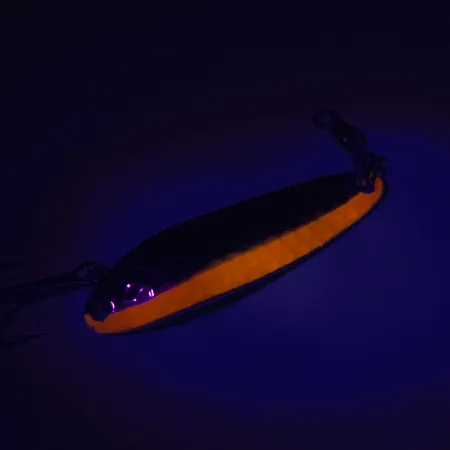 Luhr Jensen Krocodile Die #3 UV Lepel, Nikkel/Oranje, 10g, #7448