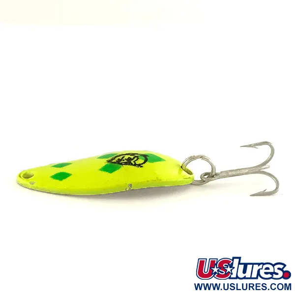 Eppinger Dardevle Devle Dog 5200 UV Lepel, Geel/Groen, 7g, UV, #7452