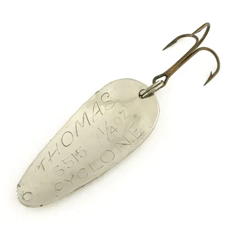 Thomas Cyclone Lepel, Zilver / Rood / Wit, 7g, Schubbenpatroon, #7454