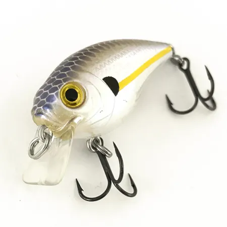 H2O XPRESS Crankbait, Wit/Geel, 6g, Ratelend, #7456