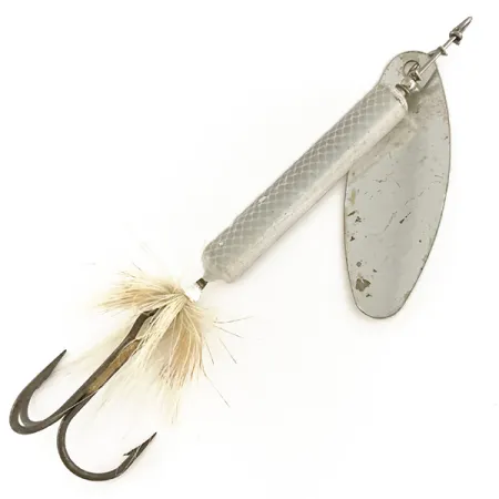 Worden's Striper Rooster Tail Spinner, Wit, 28g, Wilgenblad, #7463
