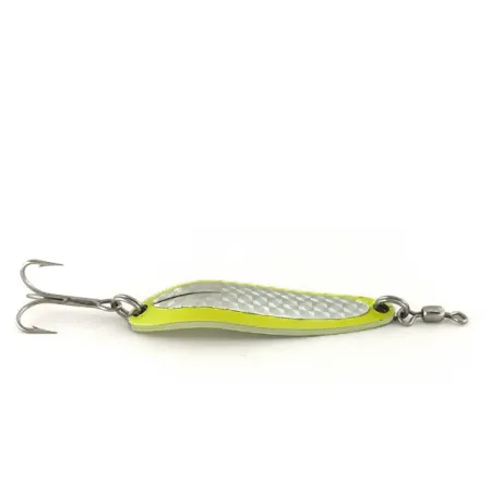 Luhr Jensen Krocodile Die #3 UV Lepel, Chartreuse, 10g, UV, #7468