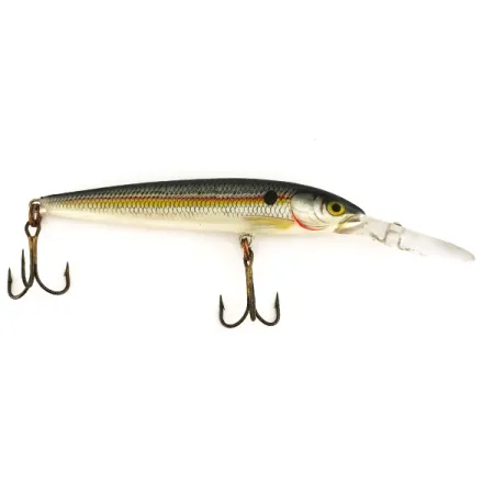 Rapala Down Deep Husky Jerk 10 Plug, Zilver-Goud, 11g, #7476