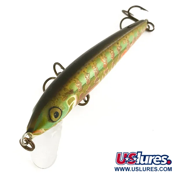 Rapala Husky Jerk Holo Plug, Holo Perch, 10g, Suspending, #7477