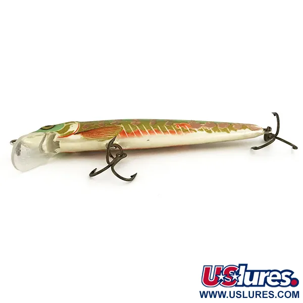 Rapala Husky Jerk Holo Plug, Holo Perch, 10g, Suspending, #7477