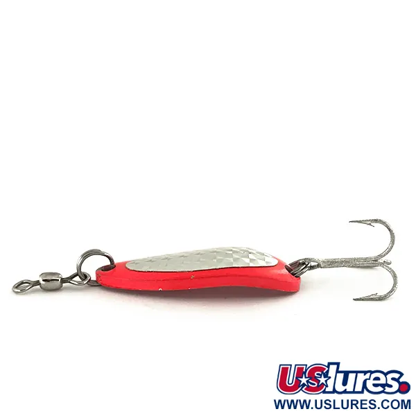 Luhr Jensen Krocodile UV Lepel, Rood / Zwart, 9g, UV-actief, #7485