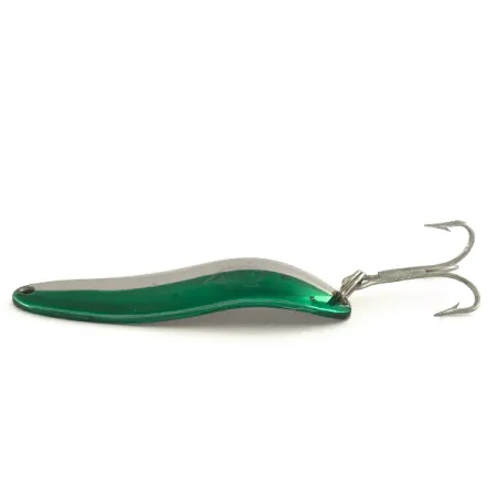 Dardevle Cop-E-Cat 7300 Lepel, Nikkel/Groen, 10g, Waggelactie, #7487