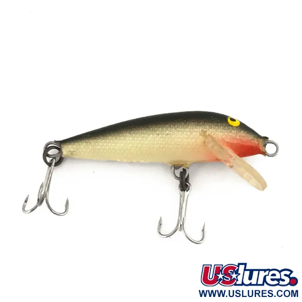 Rapala Original Floater F5 Plug, S (Silver), 2.5g, Balsa, #7493