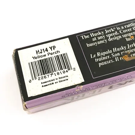 Rapala Husky Jerk HJ 14 Plug, Yellow Perch, 18g, zwevend, #7498