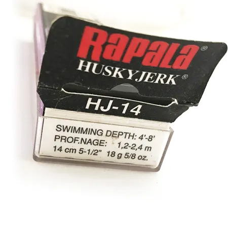 Rapala Husky Jerk HJ 14 Plug, Yellow Perch, 18g, zwevend, #7498