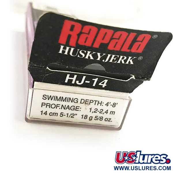 Rapala Husky Jerk HJ 14 Plug, Yellow Perch, 18g, zwevend, #7498