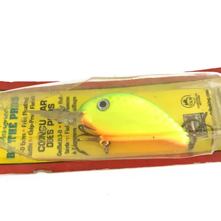 Strike King Pro Model 3XD Crankbait, Chartreuse, 12g, Ratel, #7501