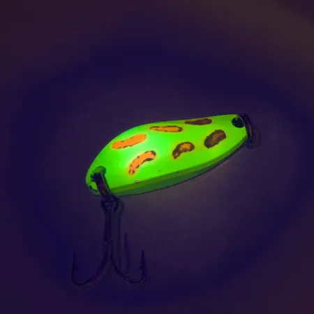 Luhr Jensen Little Jewel Lepel, Geel/Rood, 7g, UV Glow, #7519