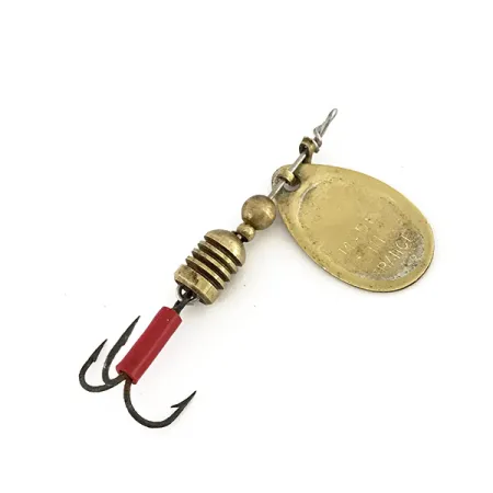 Mepps Aglia 1 (1960s) Spinner, Messing, 3.5g, Maat 1, Vintage, #7550