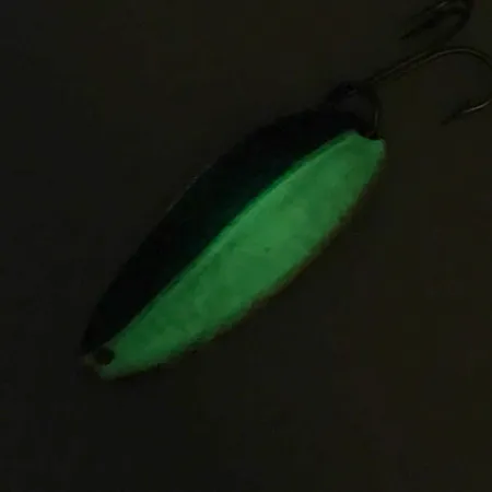 TODDCO Main Liner Glow Lepel, Wit / Blauw / Nikkel, 11g, Glow, #7571