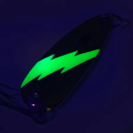 Red Eye Evil Eye UV Lepel, Nikkel / Groen, 14g, UV-Glow, #7590