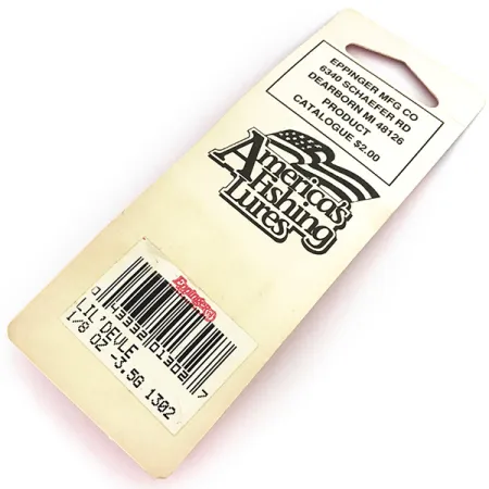 Eppinger Dardevle Lildevle Lepel, Black / White, 3,5g, #1302