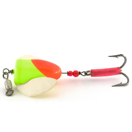 Yakima Bait Spin-n-Glo UV Lokmiddel, Oranje / Chartreuse, 7g, UV, #7584