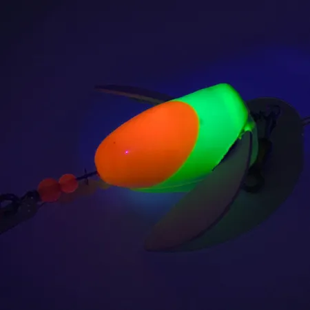 Yakima Bait Spin-n-Glo UV Lokmiddel, Oranje / Chartreuse, 7g, UV, #7584