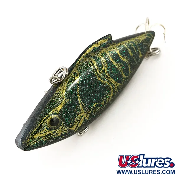 Bill Lewis Rat-L-Trap, 14g, Goud-Groen Glitter, Lipless Crankbait #16070