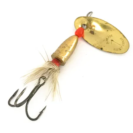 Blue Fox Bullet Vibrax 1 Foxtail Spinner, Messing, 5g, Gevederde Haak, #7627