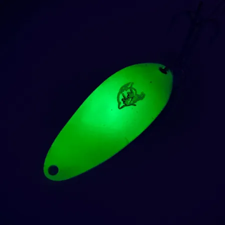 Eppinger Dardevle Devle Dog 5300 UV Lepel, Geel/Groen/Nikkel, 10g, #7636