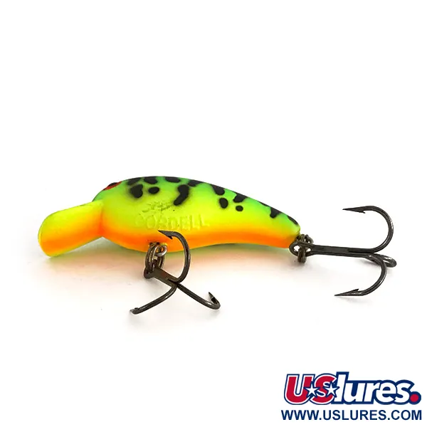 Cotton Cordell Big O UV Crankbait, Fire Tiger, 4g, UV-actief, #7640