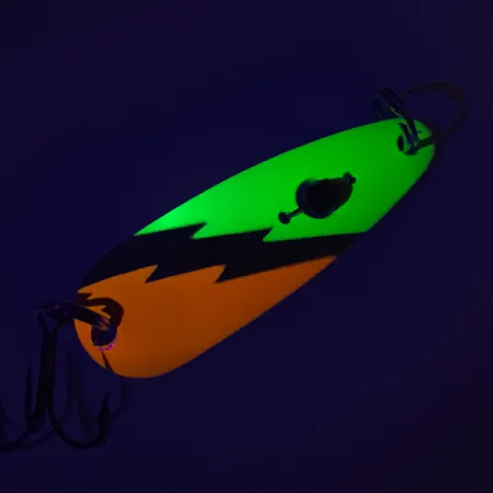 Red Eye Evil Eye UV Lepel, Nikkel/Oranje/Chartreuse, 14g, UV, #7648