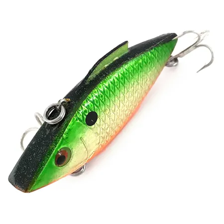 Bill Lewis Rat-L-Trap Lipless Crankbait, Groen-Goud, 14g, #7667