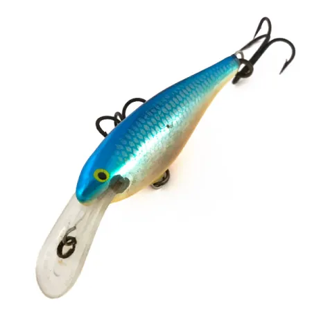 Rapala Shad Rap Deep Runner 05 Plug, Blauw, 5g, Balsahout, #7670