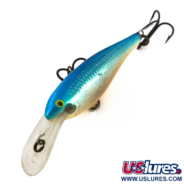 Rapala Shad Rap Deep Runner 05 Plug, Blauw, 5g, Balsahout, #7670