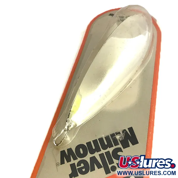 Johnson Silver Minnow Weedless Lepel, Zilver, 31g, Wierloos, #7678