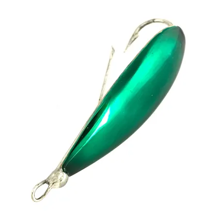 Johnson Silver Minnow Wiervrije Lepel, Zilver/Groen, 14g, #7680