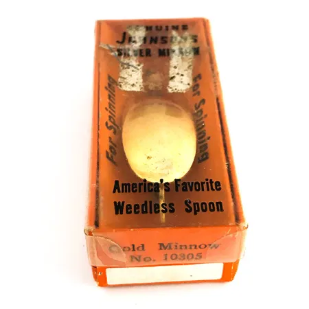 Weedless Johnson Silver Minnow Lepel, Goud, 5g, Wiervanger, #7681
