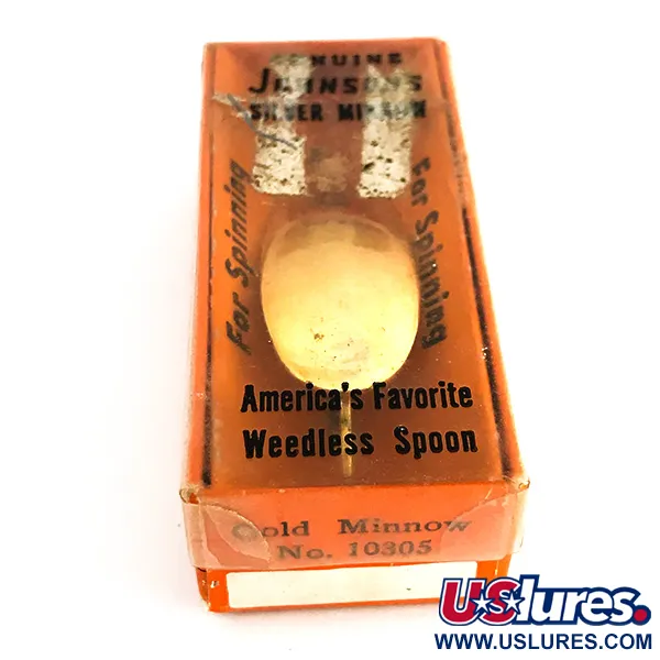 Weedless Johnson Silver Minnow Lepel, Goud, 5g, Wiervanger, #7681