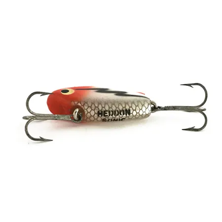 Heddon Sonic Zinkend Kunstaas, Wit / Rood, 8.5g, Originele Haken, #7685