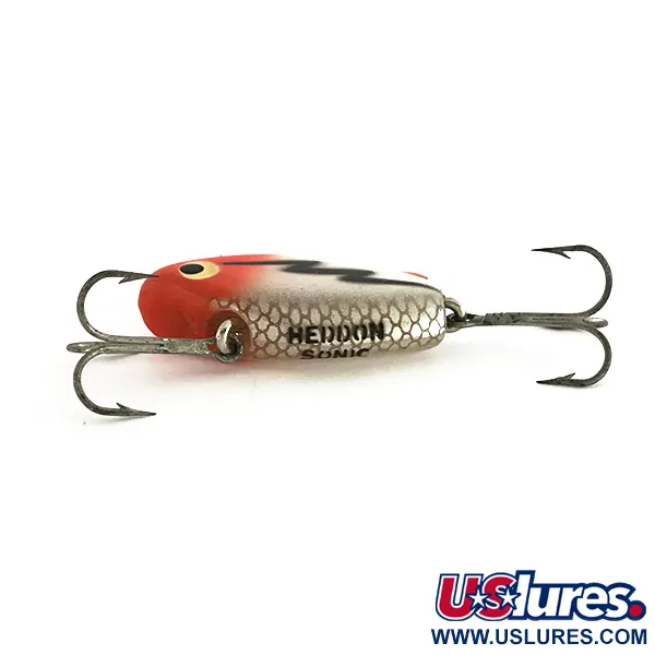 Heddon Sonic Zinkend Kunstaas, Wit / Rood, 8.5g, Originele Haken, #7685