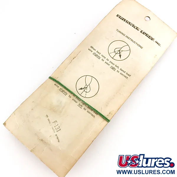 Smithwick Devil's Horse Topwater Kunstaas, Nikkel, 9g, Hout, #7690