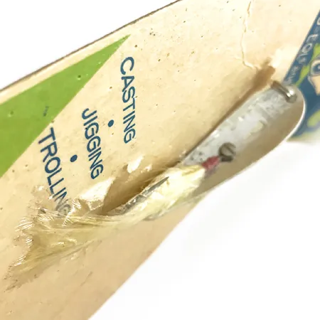 Hopkins 238 Hammered Spoon Lepel, Zilver, 7g, Bucktail, #7694