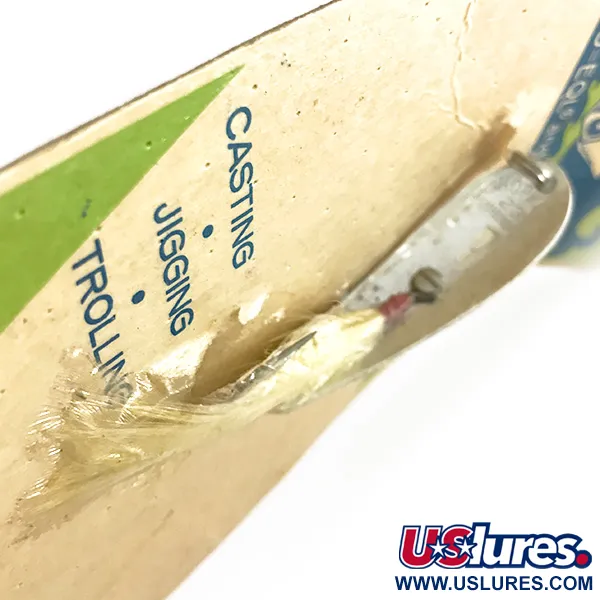 Hopkins 238 Hammered Spoon Lepel, Zilver, 7g, Bucktail, #7694