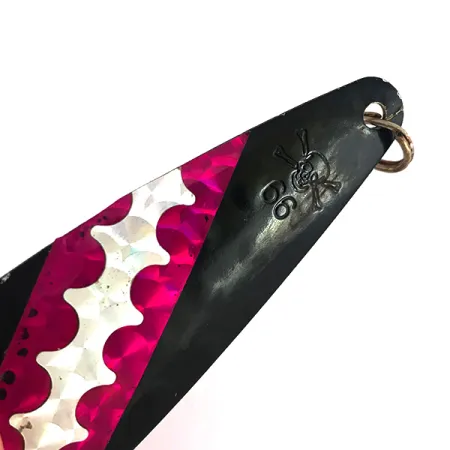 Calcutta 66 Trolling Lepel, Zwart/Paars, 18g, Holografisch, #7696