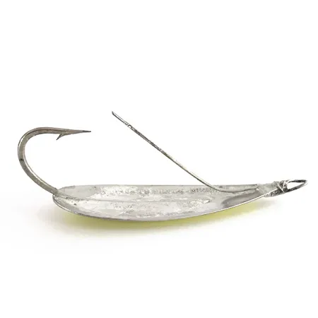 Johnson Weedless Silver Minnow UV Lepel, Zilver/Chartreuse, 12g, #7711