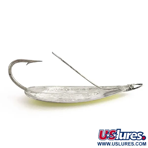 Johnson Weedless Silver Minnow UV Lepel, Zilver/Chartreuse, 12g, #7711
