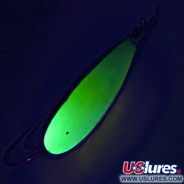 Johnson Weedless Silver Minnow UV Lepel, Zilver/Chartreuse, 12g, #7711