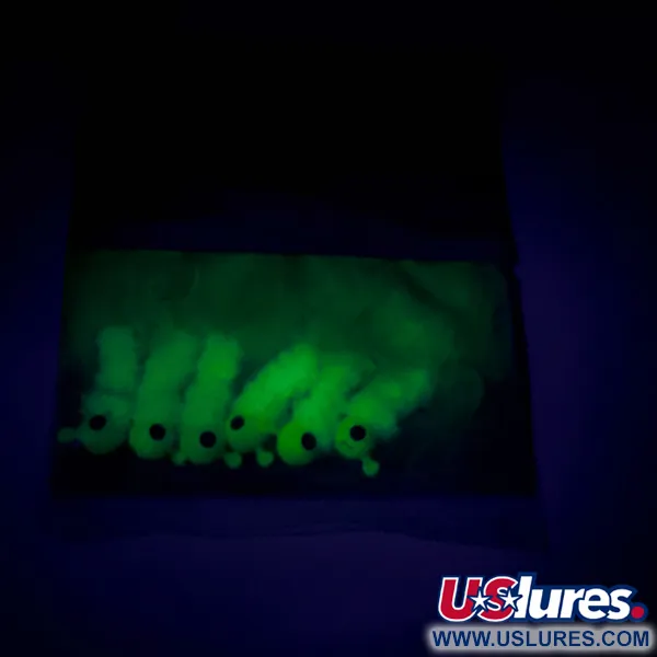 Mister Twister Pearlized Crappie Jigs, Geel, 2,5g, Maraboe, #7719